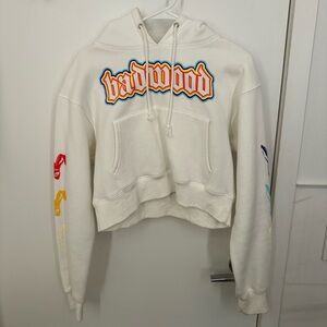 BADWOOD cropped hoodie